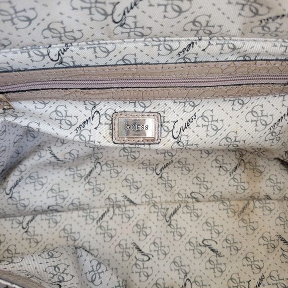 GUESS VINATGE crocodile skin shoulder bag - Picture 9 of 15